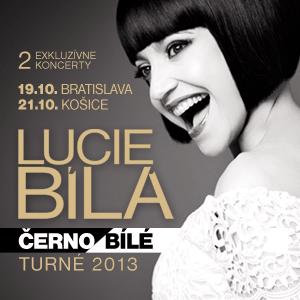 LUCIE BÍLÁ ČERNO-BÍLÉ TURNÉ 2013
