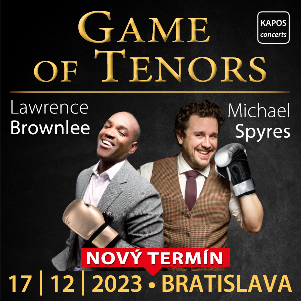 Svetové operné hviezdy GAME OF TENORS | 17.12.2023 - nedeľa Koncertná sieň Slovenskej filharmónie, Bratislava