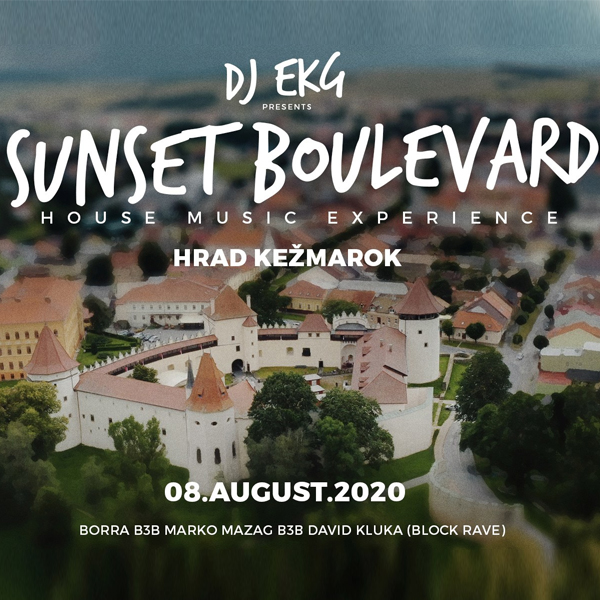 DJ EKG SUNSET BOULEVARD / HRAD KEŽMAROK /
