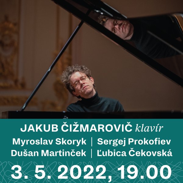 Klavírny recitál Jakub Čižmarovič