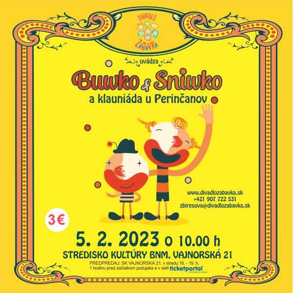 Klauniáda – Detské predstavenie