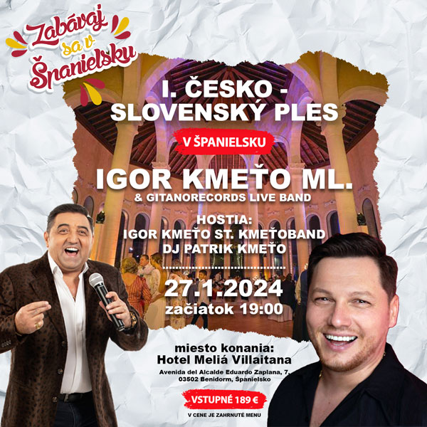 1. Česko-slovenský ples v Španielsku