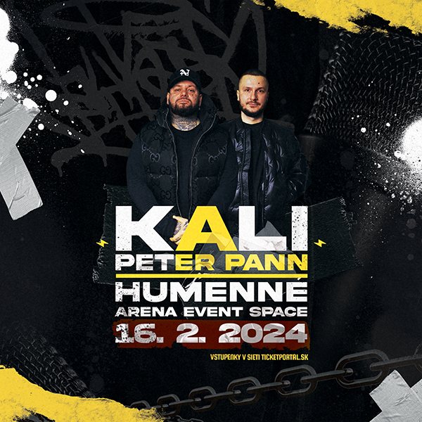 Kali a Peter Pann / Arena event space Humenné