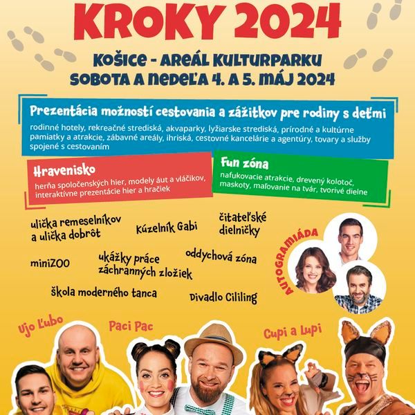 KROKY 2024 – Festival cestovania a zážitkov pre rodiny s deťmi