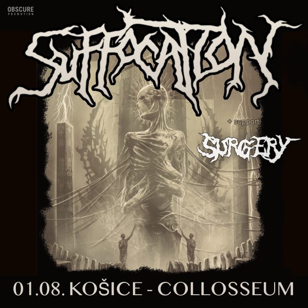 Suffocation SUFFOCATION + supports | TICKETPORTAL vstupenky na dosah - divadlo ...
