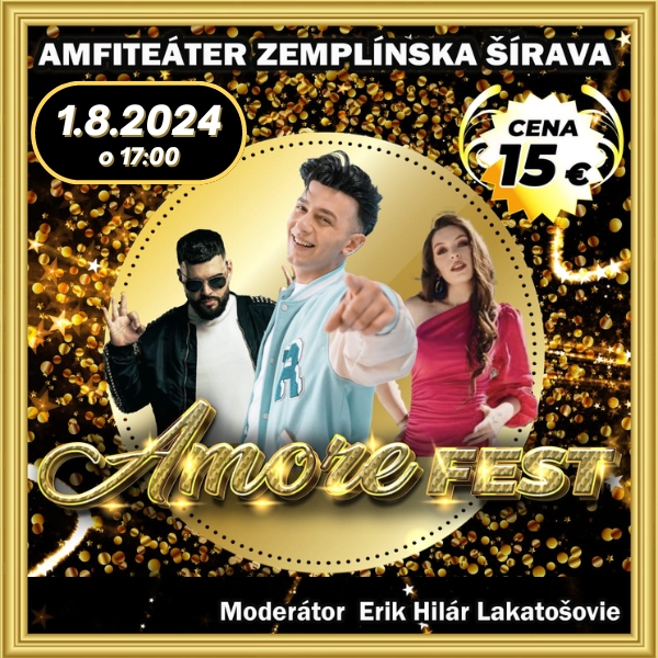 AMORE FEST Amfiteáter Zemplínska Šírava