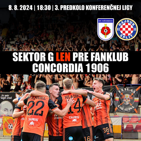 MFK Ružomberok - HNK Hajduk Split FAN