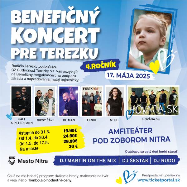 Benefičný koncert pre Terezku 4.ročník