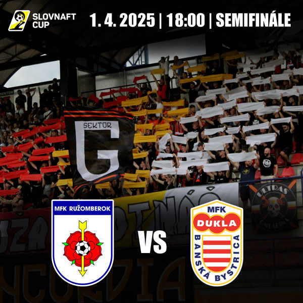 MFK Ružomberok- MFK Dukla B.Bystrica CUP