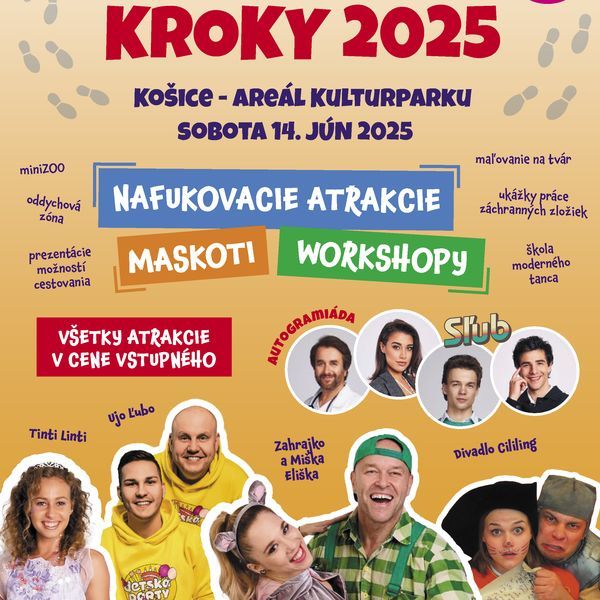 KROKY 2025 – Festival pre rodiny s deťmi v Košiciach