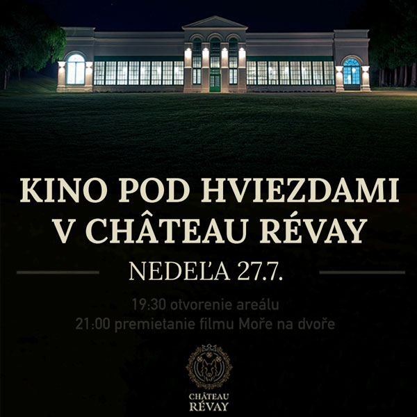 Kino pod hviezdami v Château Révay