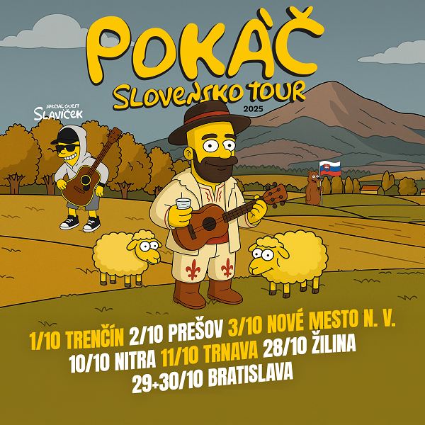 POKÁČ Slovensko tour 2025