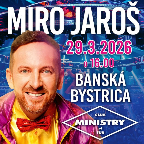 MIRO JAROŠ -  RODINNÁ DISKO SHOW v Ministry of Fun