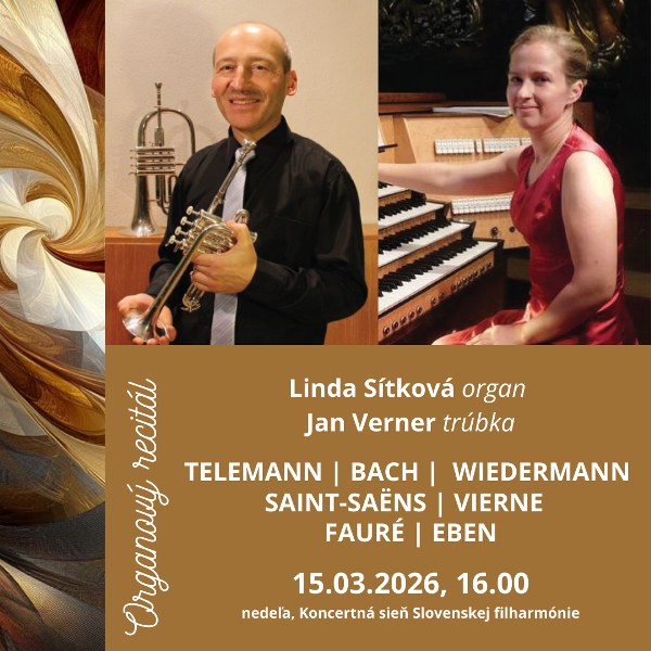 Organový recitál  Linda Sítková / Jan Verner