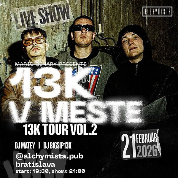 13K TOUR BRATISLAVA - SOBOTY V MESTE