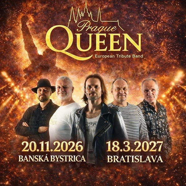 Prague Queen: European tribute band / hosť David Kraus