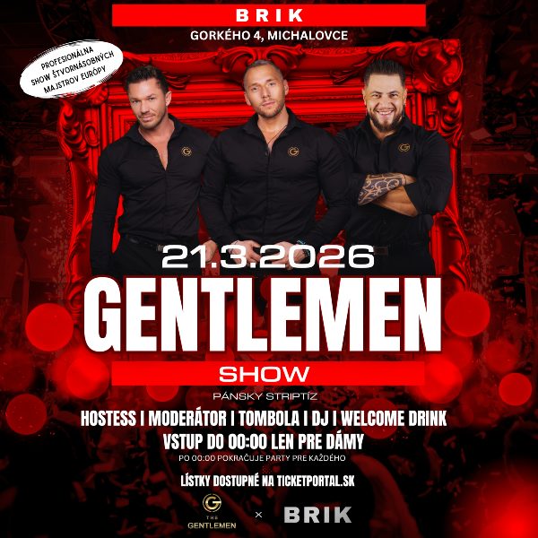 GENTLEMEN SHOW MICHALOVCE