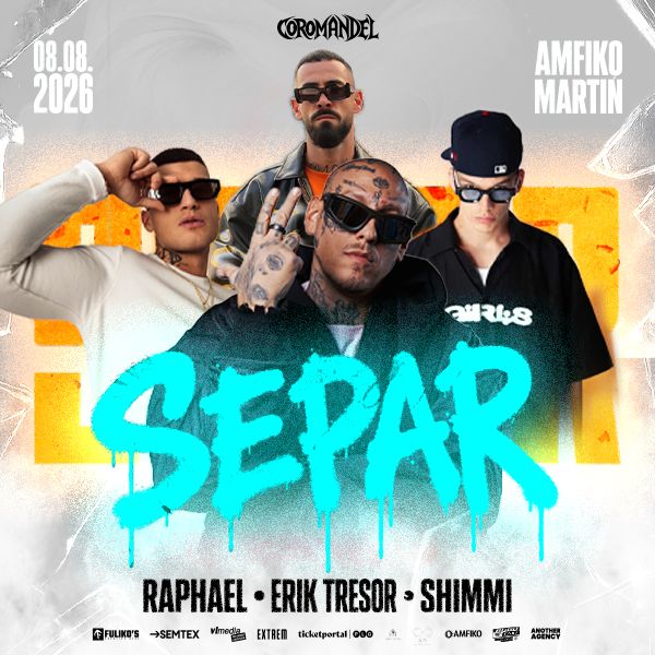 Coromandel. Separ, Shimmi, Raphael a dalši.