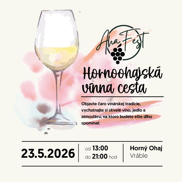 Aha Fest, Hornoohajská vínna cesta				