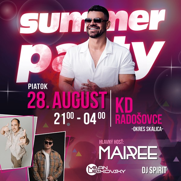 SUMMER PARTY v Radošovciach