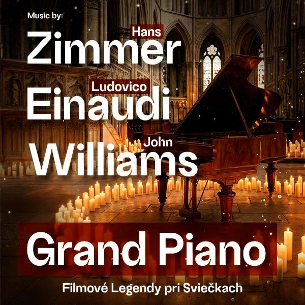 GRAND PIANO. FILMOVÉ LEGENDY PRI SVIECKACH. Hudba Hansa Zimmera a Ludovica Einaudiho