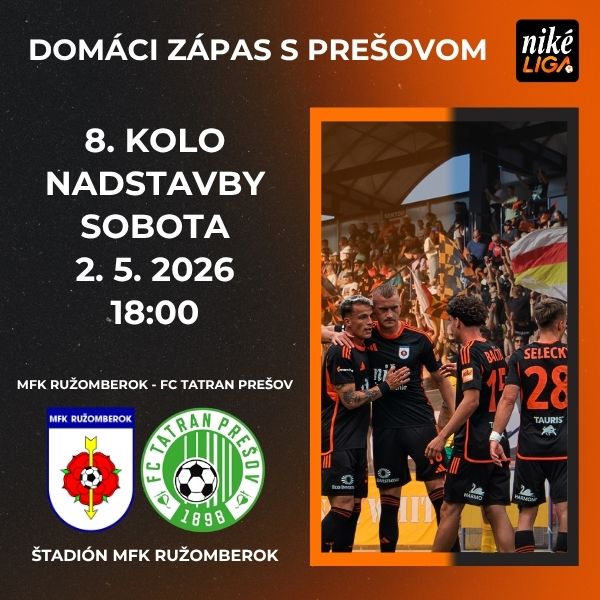 MFK Ružomberok- FC Tatran Prešov
