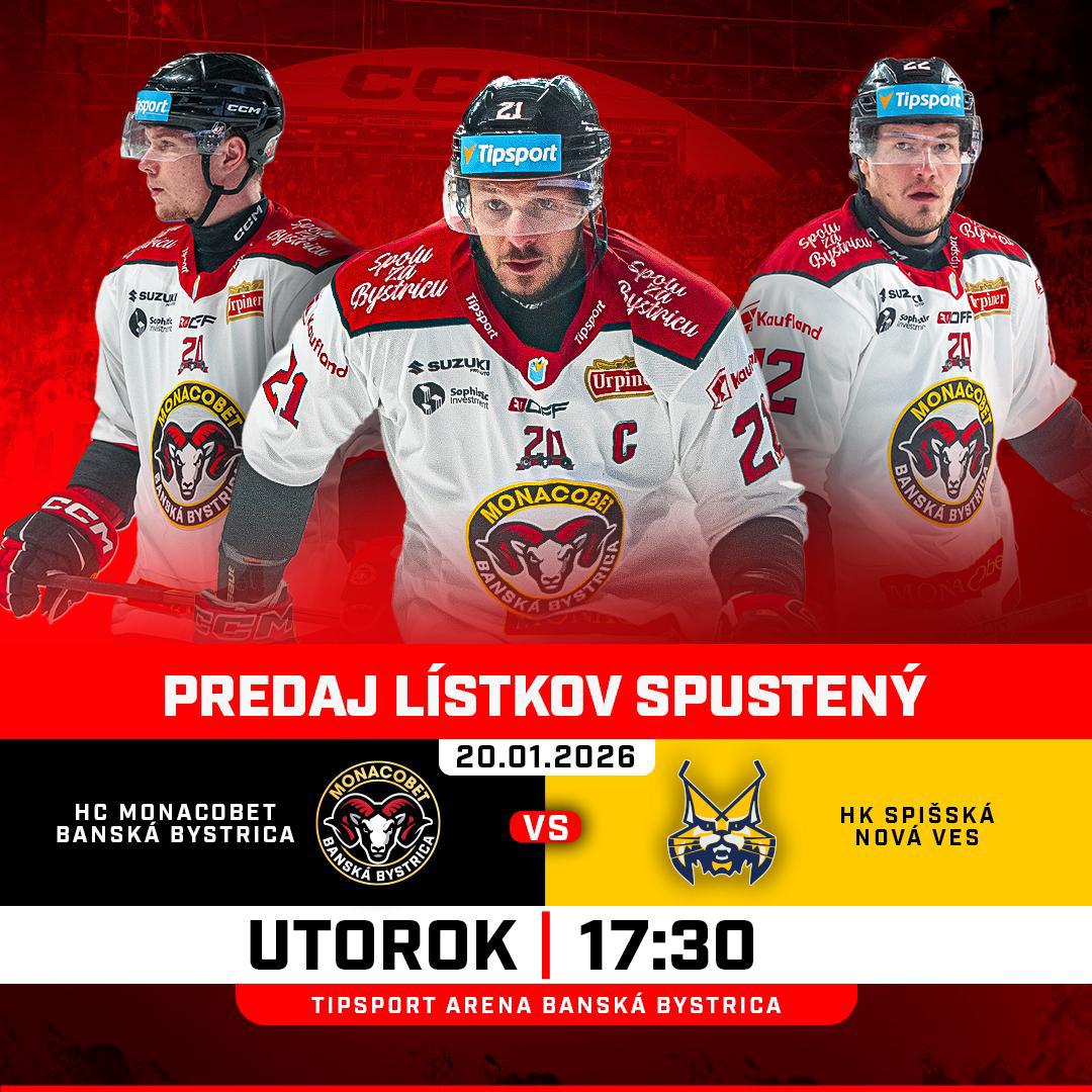 HC MONACObet Banská Bystrica vs HK Spišská Nová Ves