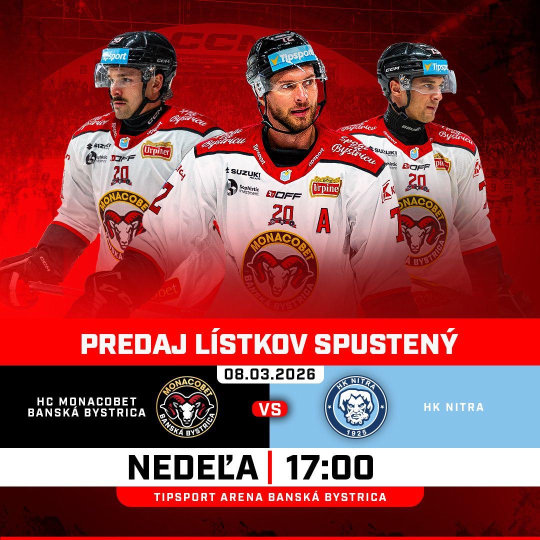 HC MONACObet Banská Bystrica vs HK Nitra