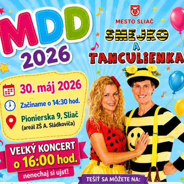 Medzinárodný deň detí so SMEJKOM A TANCULIENKOU