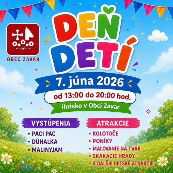 Deň detí v obci Zavar