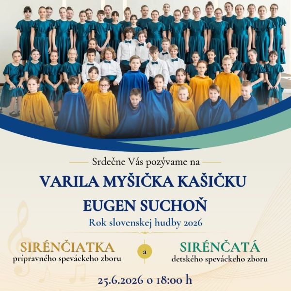 Letný koncert detských zborov Sirénčatá & Sirénčiatka
