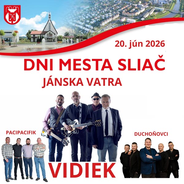 DNI MESTA SLIAČ - JÁNSKA VATRA
