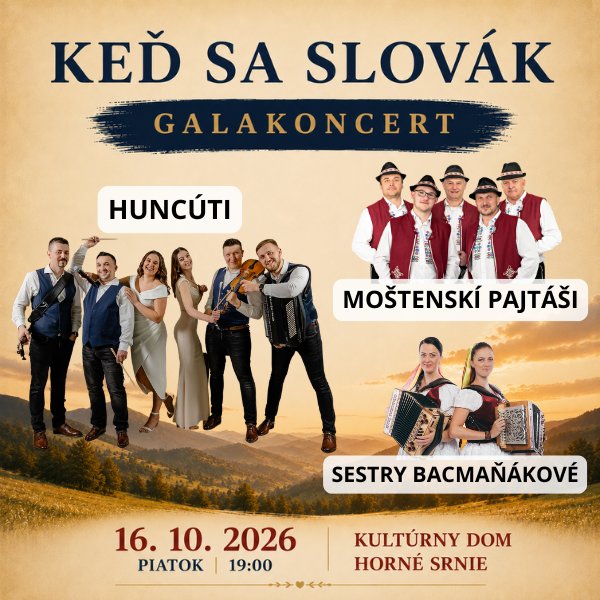 KEĎ SA SLOVÁK - GALAKONCERT