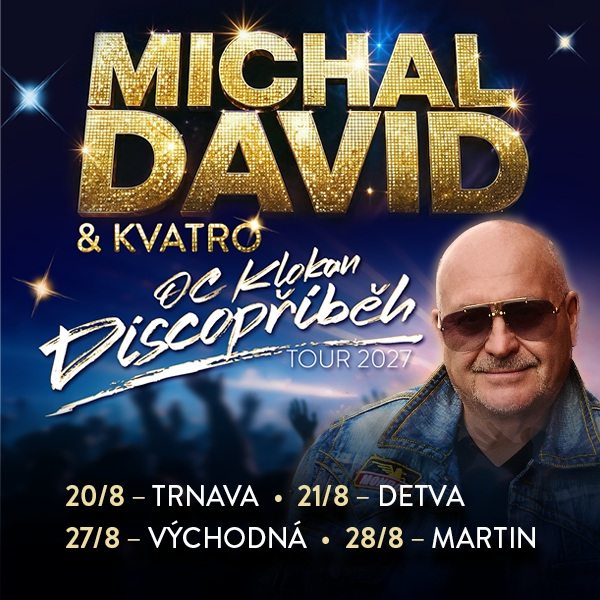 MICHAL DAVID - OC KLOKAN DISCOPŘÍBĚH TOUR 2027
