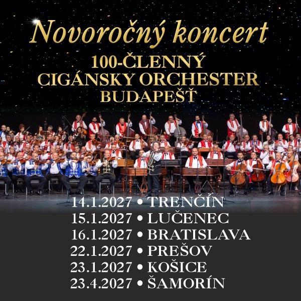 100-členný cigánsky orchester z Budapešti