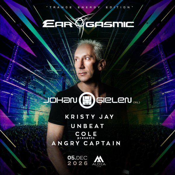 Ear-Gasmic „Trance Energy Edition“ with JOHAN GIELEN