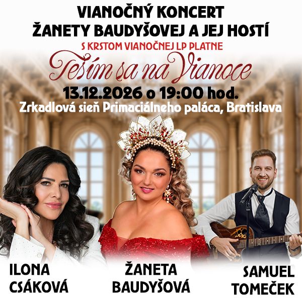 Vianočný koncert s krstom LP Teším sa na Vianoce