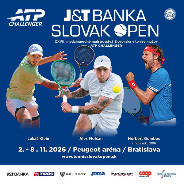 J&T BANKA SLOVAK OPEN 2026 - XXVII. medzinárodné majstrovstvá Slovenska mužov v tenise (ATP 100)