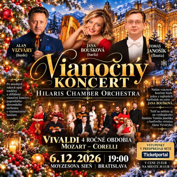 Vianočný koncert Hilaris - VIVALDI : 4 SEASONS