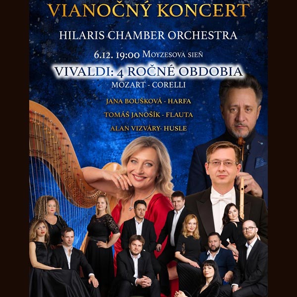 Vianočný koncert Hilaris - VIVALDI : 4 SEASONS