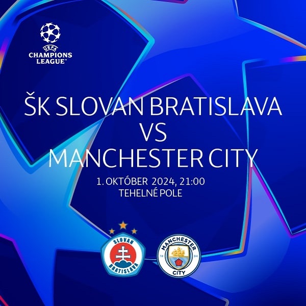 ŠK Slovan Bratislava vs Manchester City