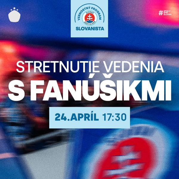 Stretnutie fanúšikov s vedením klubu ŠK Slovan