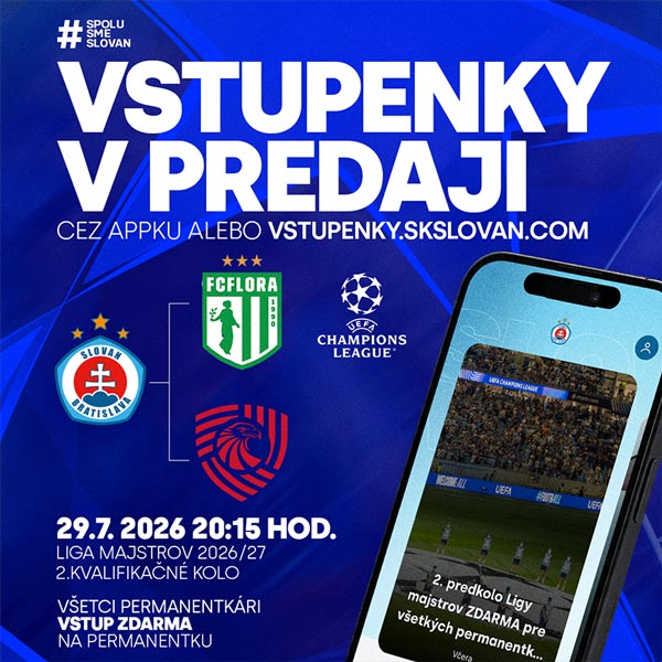ŠK SLOVAN BRATISLAVA vs FC FLORA TALLINN/FC IBERIA 1999 TBILISI