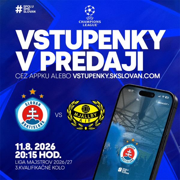 ŠK SLOVAN BRATISLAVA vs MJÄLLBY AIF