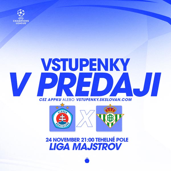 ŠK Slovan Bratislava vs Real Betis
