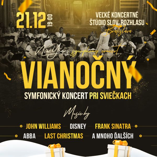 VIANOČNÝ SYMFONICKÝ KONCERT PRI SVIEČKACH. ORCHESTER „GLOBAL SYMPHONY“