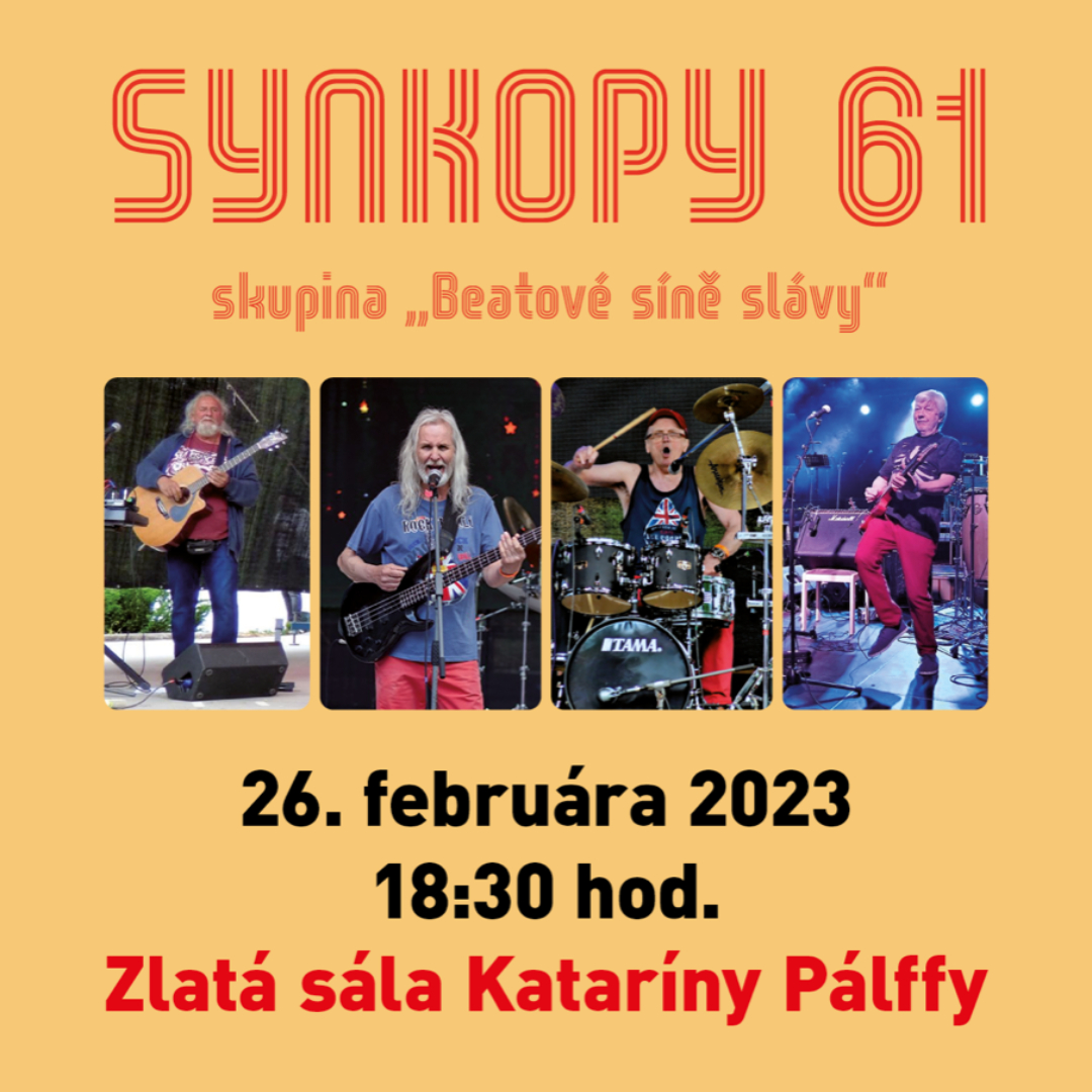 Synkopy dvakrát za večer : koncert + premiera filmu