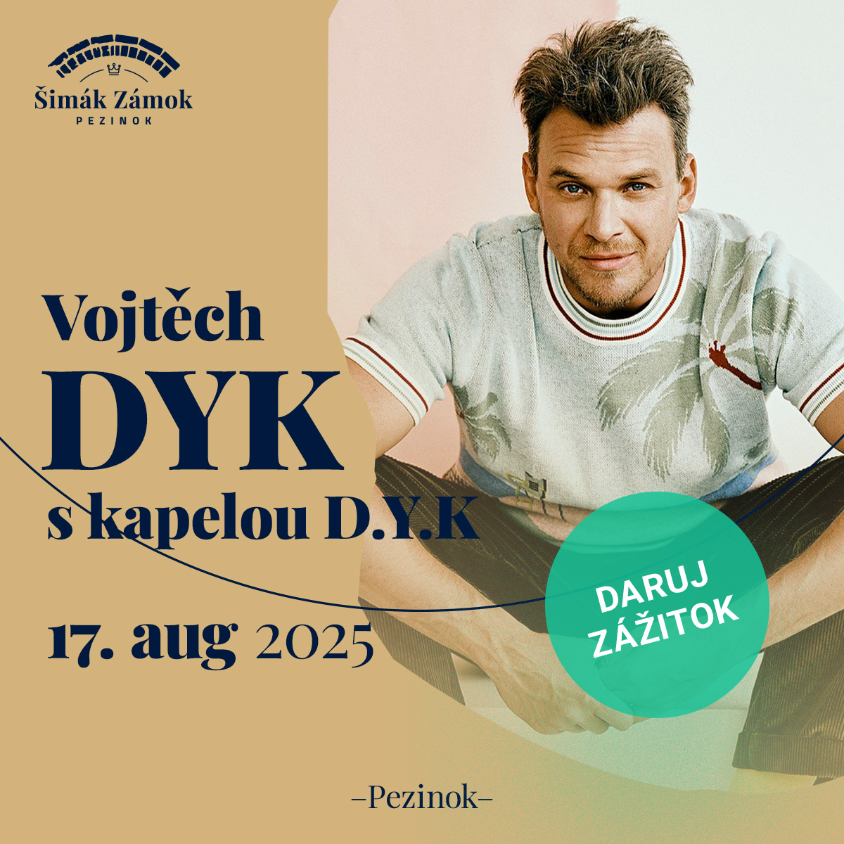 Vojtěch Dyk s kapelou D.Y.K. na zámku