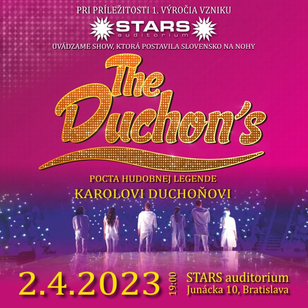 THE DUCHON´S – 1. výročie STARS auditorium, STARS auditorium, Bratislava