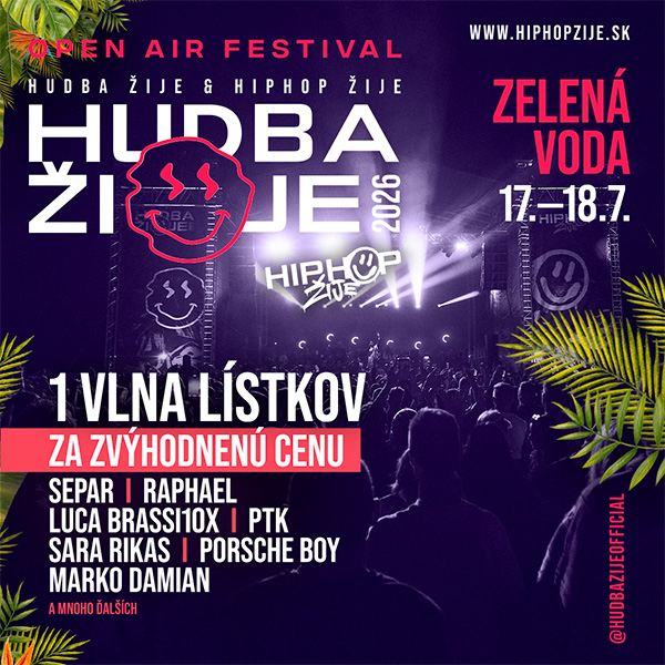 HUDBA ŽIJE ZELENÁ VODA